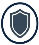 Ícone Engrenagem no Escudo